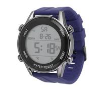 Dilwe Orologio Sportivo Digitale da 50 M, Ampio Display Luminoso con Cinturino in Silicone per Uomo, Sveglia, Cronometro, Data (BLUE)