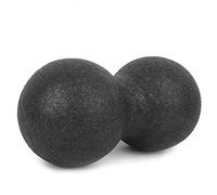 Dilwe Palla da Yoga per Massaggio, Rullo in Schiuma EPP 24x12 Cm per Collo, Schiena, Braccia, Gambe, con Punti di Agopuntura Multizona, per Alleviare il Dolore Muscolare e Allenamento (BLACK)