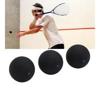 Dilwe Palle da squash, 3 pezzi con tempo di risposta più lungo del 40% per ridurre la curva di apprendimento per principianti, nuovi giocatori e allenamenti regolari (punto blu)