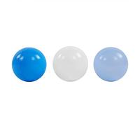 Dilwe Palline Oceaniche Giocattolo per Bambini in LDPE da 100 Pezzi, Palline in Plastica Multicolore per Bambini con Materiale Spesso Non Tossico per lo Sviluppo della Percezione del