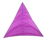 Dilwe Parasole Triangolare, Tessuto Oxford Traspirante Impermeabile Resistente Allo Strappo con a D in Acciaio Inossidabile, per Terrazze Giardini Piscine Cortili Posti Auto Coperti (PURPLE)