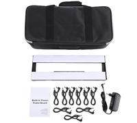 Dilwe Pedaliera per Chitarra, 8 Uscite DC 1 USB Pedaliera Portatile con Nastro Adesivo con Gancio Alimentatore per Pedale Effetti per Basso (Spina europea)