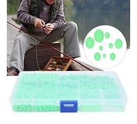 Dilwe Perline da Pesca Luminose da 900 Pezzi, Strumenti per Attrezzatura Antiscivolo con Funzione Fosforescente per Corsi D'acqua Dolce D'acqua Salata, Laghi, Fiumi