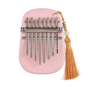 Dilwe Piano Mini Pollice, Pianoforte per Pollice Kalimba, Strumento Musicale Portatile Mini 8 Tasti con Martello di Chiavi di Nota Incisa, per la Festa di Campeggio da Viaggio per Principianti per