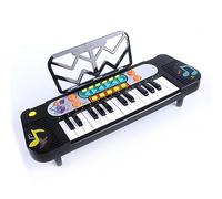 Dilwe Pianoforte Elettrico, Piano Elettrico per Bambini Tastiera per l'Appenndimento della Musica Elettronica per Princitia Strumento Portatile per Educazione Prece (Con Fogli (con Fogli 25 Tasti
