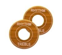 Dilwe Piastra Rondella Interruttore a Levetta per Chitarra da 2 Pezzi, Accessori di Ricambio per Anello Triplo Ritmico a 3 Vie in Lega di Alluminio per Pickup per Chitarra Elettrica (GOLD)