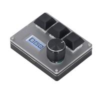 Dilwe Piccola Tastiera con Schermo Macro di Scambio Caldo e Schermo LCD per un Controllo Flessibile, Ideale per produttività e creatività, Materiale Acrilico