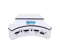 Dilwe Pickup per Chitarra, Amplificatore per Chitarra Bluetooth Ricaricabile da 800 MAh con Soppressione del Feedback per le Prestazioni