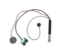 Dilwe Pickup per Chitarra con Microfono, Doppia Installazione, Controllo Volume Tono Regolabile per Strumenti Folk, Mandolino, Violino, Amplificatore Portatile con Struttura in Metallo