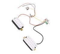 Dilwe Pickup per Chitarra, Pickup Elettrici Humbucker HH Ad Alta sensibilità con Circuito del Volume del Tono Regolabile per Chitarre Stile ST