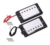 Dilwe Pickups chitarra, metallo cromato chitarra collo e ponte humbucker Pickups set per chitarra elettrica LP