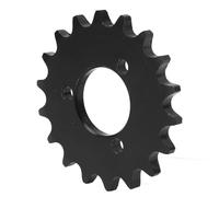 Dilwe Pignone Posteriore in Acciaio 18T, Catena 420, Diametro Interno 29 Mm, Design a Tre Fori, con Maggiore Durata e Resistenza All'olio, per ATV Elettrico, Bicicletta, Pit bike.