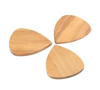 Dilwe Plettri per Chitarra di Ricambio da 3 Pezzi Plettri per Chitarra Antiscivolo Accessori Essenziali per Strumenti a Corda Che Suonano il Colore del Legno