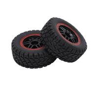 Dilwe Pneumatici RC, Set di Pneumatici in Gomma da 2 Pezzi Compatibile con Auto RC in Scala 1/14 1/16, Diametro Esterno da 3,15 Pollici Forte Presa