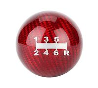 Dilwe Pomello del per Auto in Fibra di Carbonio, Design Ergonomico, Ottimo Ricambio, Materiale di Alta qualità, Stile Unico, Facile Installare, Rimuovere, Resistente all'usura, Montaggio