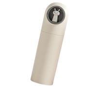 Dilwe Portaspazzolino da Viaggio, Custodia per Spazzolino Portatile in Plastica, Non Tossica, di Grande capacità, con una Bella Copertura Sigillante, per Viaggi, Campeggio, Palestra, (Bianco grigio)