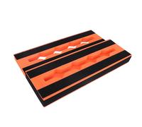 Dilwe Postrina di Pedale della Chitarra, Pedale degli Effetti della Chitarra Leggera EVA con Grande capacità e Nastro Adesivo per 6-10 Pedali