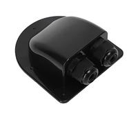 Dilwe Pressacavo per Ingresso Cavo Solare, Doppio Ingresso Cavo IP68 in Plastica ABS Impermeabile per Cavi da 2 Mm 4 Mm 6, con Resistenza Ai Raggi UV per Pannelli Solari Tetto per