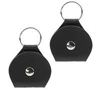 Dilwe PU Guitar Picking Borse con una Custodia in Metallo, Portatile per la Selezione della Chitarra, Adattata Ai Musicisti (BLACK)