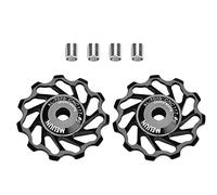 Dilwe Puleggia del deragliatore Posteriore,Nero, 11T