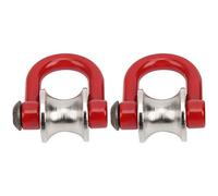 Dilwe Puleggia di Sollevamento Simulata in Metallo da 2 Pezzi RC con Fune in Acciaio per Cingolato per Auto RC Installazione Semplice Design Compatto per HSP (Stile B)