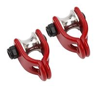Dilwe Puleggia di Sollevamento Simulata in Metallo da 2 Pezzi RC con Fune in Acciaio per Cingolato per Auto RC Installazione Semplice Design Compatto per HSP (Stile A)