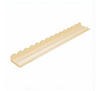 Dilwe Rastrelliere per Mahjong con Pulsanti, Supporto per Piastrelle in Acrilico Colorato a Conchiglia da 20 Pollici, Organizer a Forma di Onda per Giochi da Tavolo Mahjong