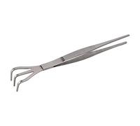 Dilwe Rastrello per Radici, Strumento Ergonomico per Bonsai a 3 Punte per Allentare il Terreno, Perfetto per gli Hobbisti dei Bonsai, Realizzato in Resistente Acciaio Inossidabile (Dritto)