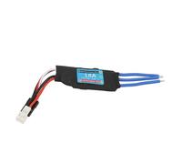 Dilwe RC 18A Brushless ESC, 1/24 1/28 RC Mini Regolatore di velocità Elettrico Senza Spazzole per Auto con Connettore Femmina PH2.0 Bianco per K989