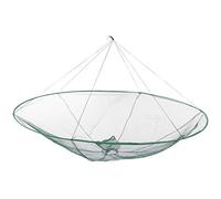 Dilwe Rete da Pesca Rotonda Pieghevole, Rete in Nylon Ad Alta Resistenza da 150 Cm con Design Portatile a Bocca di Pesce, per gli Appassionati di Pesca