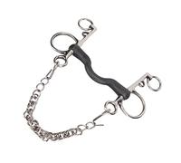 Dilwe Rullo per per Cavallo in Acciaio Inossidabile con Pressione Uniforme per Filetto a Bocca di Cavallo, Ideale per Un Facile Controllo, Adatto per Gli Appassionati di Equitazione (135MM)