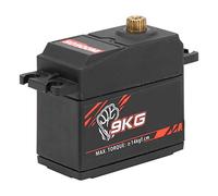 Dilwe S0900M Servo Digitale con Ingranaggi in Metallo da 10 Kg, Alta Efficienza a Basso Rumore, con Bracci Servo da 5 Pezzi, per Velivoli Ad Ala Fissa per Auto Ad Alta velocità 1:8