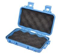 Dilwe Scatola di immagazzinaggio a Secco, Custodia Impermeabile Custodia Protettiva in plastica Rigida Carry Touch Custodia in Schiuma per la Pesca in Campeggio (Small -Blu)