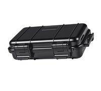 Dilwe Scatola di immagazzinaggio a Secco, Custodia Impermeabile Custodia Protettiva in plastica Rigida Carry Touch Custodia in Schiuma per la Pesca in Campeggio (Big-Nero)