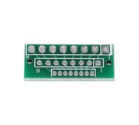 Dilwe Scheda PCB, Scheda Adattatore a 24 Fori su Due Lati per Moduli a 8 Pin da 1,27 Mm 2,0 Mm 2,54, Convertitore Universale a 3 File per Prototipazione Breadboard e Progetti IoT