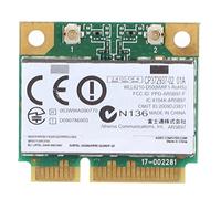 Dilwe Scheda WiFi AR5B97 PCIE, Scheda Wirless Mini WiFi WLAN 802.11 B/G/N, Scheda di Rete Wireless 300Mbps Me, NT, 2000, Vista,
