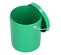 Dilwe Secchio da Pesca, Contenitore per Esche Vive Ventilato con Coperchio a Chiusura, Secchio da Pesca Portatile per Lombrichi e Deposito di Attrezzatura