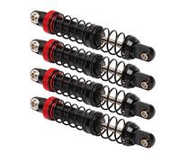 Dilwe Set di 4 ammortizzatori RC regolabili in lega di alluminio, ammortizzatore RC a doppia molla per auto 1/10 RC (70 mm)