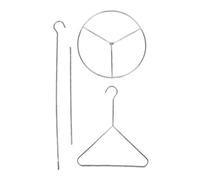 Dilwe Set di Ganci Verticali per Pollame in Acciaio Inossidabile, Griglia per Tacchino per Pollo Intero per Grigliate Al Barbecue, Salvaspazio Termico e Facile da Pulire