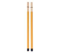Dilwe Set di Mazze con Spazzole per Bacchette per Suonatori di batteria. Suoni di Percussioni Facili, Ideale per i Membri della Band (YELLOW)