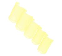 Dilwe Set di Membrane Flot Protector ABS di 5, Accessori per Film Economici per Giocatori di Flauto, Feste Tradizionali degli Strumenti Cinesi (YELLOW)