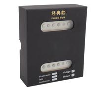 Dilwe Set di Ricambio Pickup Single Coil con Magneti Alnico V, Facile da Installare per Chitarra Elettrica, Scelta Eccellente per gli Appassionati di Chitarra