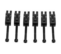 Dilwe Set di Selle per Ponte per Strumenti a Corda, Componenti Tremolo per Chitarra Elettrica, Metallo Nero, Chiavi di Installazione