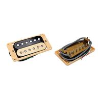 Dilwe Set Pickup a Doppia Bobina, Pickup Humbucker in Metallo Plastico, Manico e Ponte Ad Alte Prestazioni per Chitarristi Elettrici