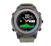 Dilwe Smartwatch da Uomo, Orologio Subacqueo Rotondo con Sensore di profondità e Barometro, Adatto per Nuoto, Snorkeling e Immersioni Subacquee, Cassa Leggera in Lega di Titanio con