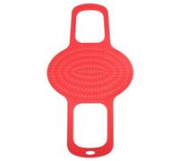 Dilwe Sollevatore per Tacchino in Silicone Alimentare, Resistente Al Calore, Antiaderente, per Cucinare Pollame Arrosto e Carne, 23,2 X 12,4 Pollici (rosso)