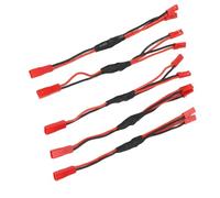 Dilwe Splitter Plug JST, 5pcs Femmina Femmina a Maschio Y Cavo Cavo di Prolunga 15,5 Cm per Mini ESC 030 050 180 Motors