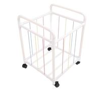 Dilwe Stoccaggio Efficiente e Soffocante, Gabbia per Zoo per Animali di Peluche con Ruote Stoccaggio in Materiale ABS per Sala Giochi, Facile Montaggio, Capacità Generosa, Corda Elastica Flessibile