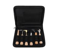 Dilwe Strumenti per Chitarra Martello Multifunzionale e Regolatore per Truss Rod con Avvolgicorde, Kit di Manutenzione in Legno di Faggio per Chitarra, Violino, Ottone, Riparazione di Strumenti e