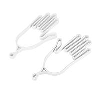 Dilwe Supporto del Guanto da, 2 pz Supporto del Guanto da più Purpose Guanto di plastica Bahrs Hanger da Custode